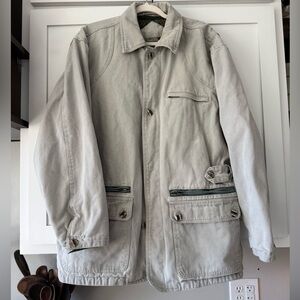 The Territory Ahead Vintage Safari Utility Jacket Men’s Large Khaki